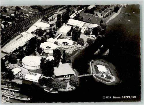 8000 Zürich - SAFFA 1958 Die Schweizer Frau Fliegeraufnahme