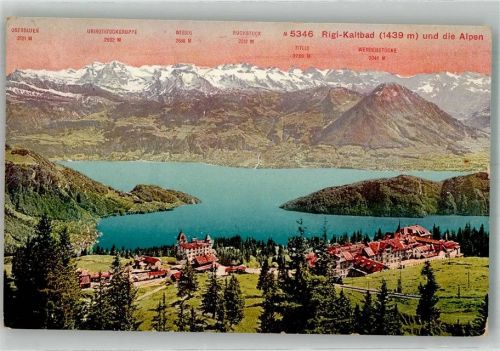 6356 Rigi Kaltbad 1923 Foto AK Alpen
