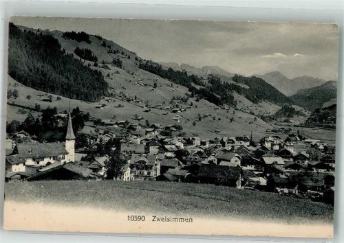 3770 Zweisimmen 1920 Foto AK