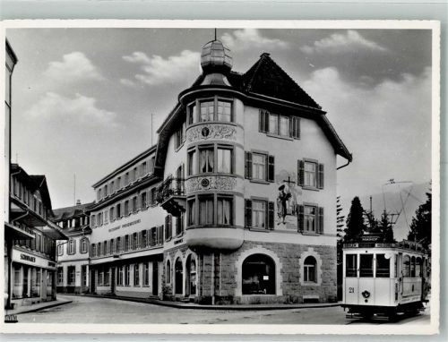 6010 Kriens Foto AK Straßenbahn Kreuzbäckerei