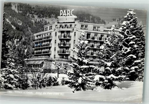 1884 Villars-sur-Ollon Winter Hotel du Parc