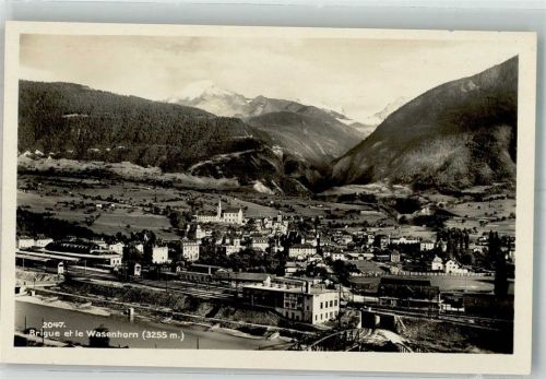 3900 Brig Foto AK Bahnhof Wasenhorn