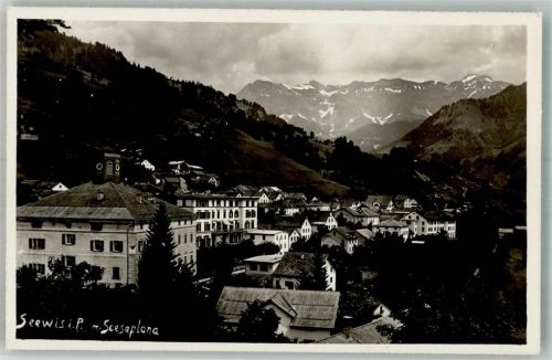 7212 Seewis Dorf Foto AK