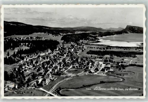1347 Le Sentier Foto AK Vallee de Joux Fliegeraufnahme
