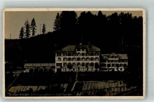 9053 Teufen AR Foto AK Bad Sonder Kindererholungsheim