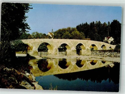 9220 Bischofszell Foto AK Thurbrücke