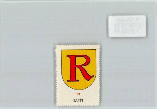 8630 Rüti ZH - Vignette Wappen Kaffee Hag ca 1920-1940