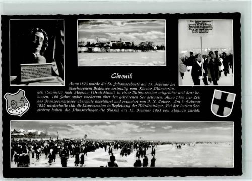 8596 Münsterlingen - Chronik Wappen St. Johannesbüste