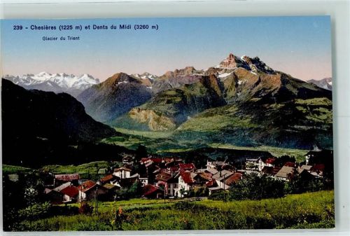 1885 Chesières - Dents du Midi