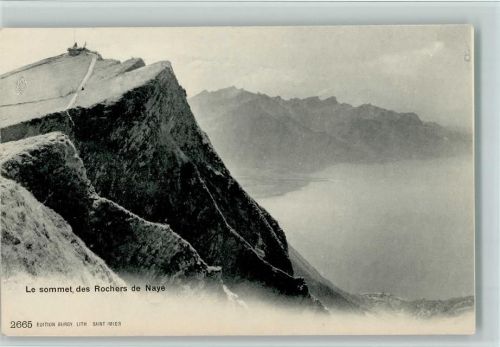 Rochers de Naye - Le sommet Nebel