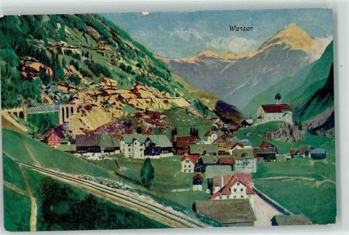 6484 Wassen UR - Gotthardbahn Kirchlein