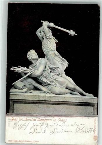 6370 Stans 1905 - Winkelried Denkmal
