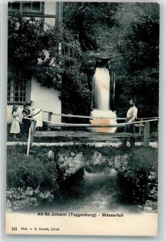 9656 Alt St. Johann 1910 - Wasserfall