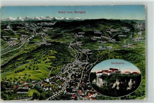 4103 Bottmingen - Relief Birsigtal Feldpost Bat 42