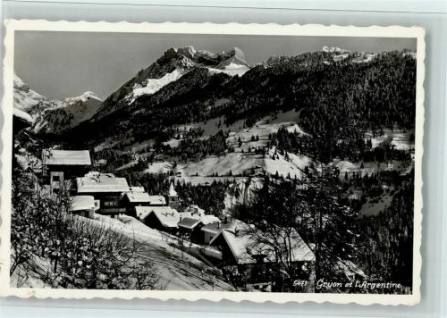 1882 Gryon - L'Argentine Winter