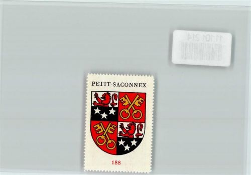 1218 Le Grand-Saconnex Saconnex - Vignette Wappen Kaffee Hag ca 1920-1940 Petit-Saconnex