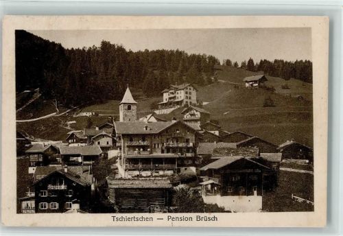 7064 Tschiertschen - 1913 Pension Brüsch