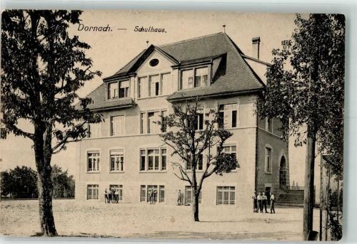 4143 Dornach - Schulhaus Feldpost Schützen Komp. IV/7
