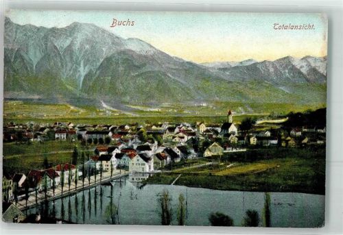 9470 Buchs SG 1908 Lithographie