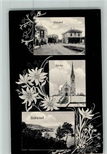 8805 Richterswil - Bahnhof Kirche Edelweiß