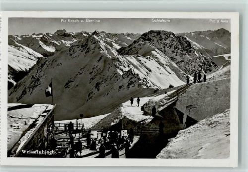 Weissfluhjoch - Piz Kesch Bernina Schiahorn Piz d'Aela Winter