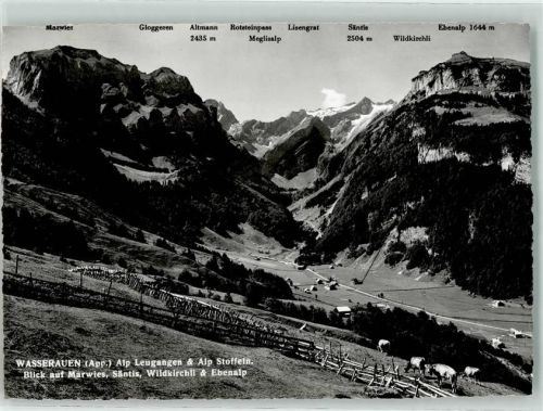 9057 Wasserauen - Alp Leugangen Alp Stoffeln