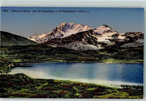 3900 Simplon Kulm - Lac de Hopschen Fletschhorn