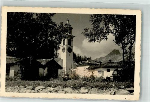7514 Sils/Segl Maria Foto AK Dorfkirche