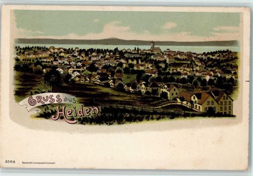 9410 Heiden 1899 Lithographie Gruss aus - Verlag Lautz 3568 - AK