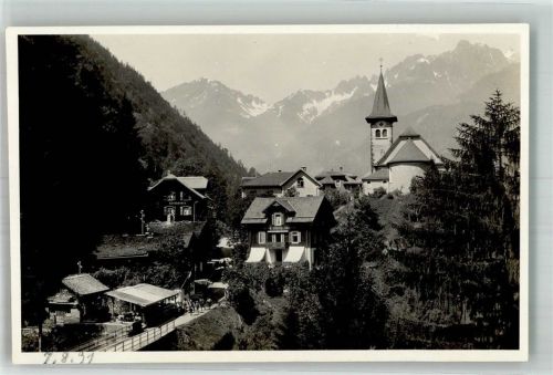 6475 Bristen 1931 Foto AK Kirche
