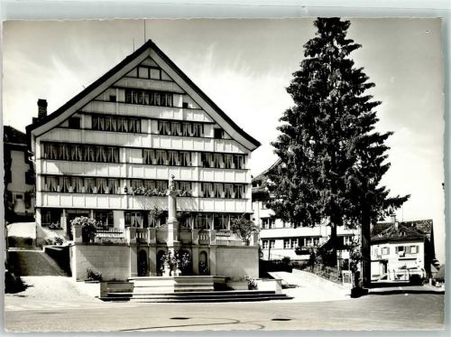 9043 Trogen - Brunnen beim Landsgemeindeplatz