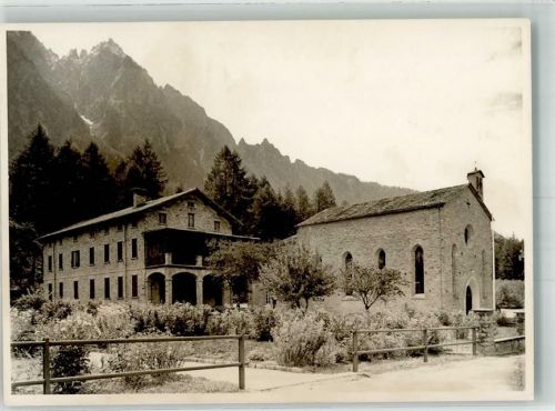 7603 Vicosoprano Foto AK Ort handschriftlich Bergell