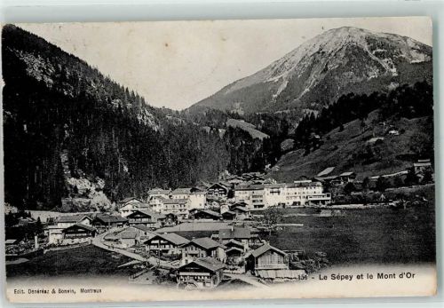 1863 Le Sépey Ormont-Dessous 1913 - et le Mont d'Or