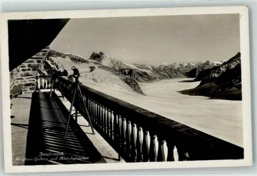 3801 Jungfraujoch - Berghaus Gallerie Aletschgletscher