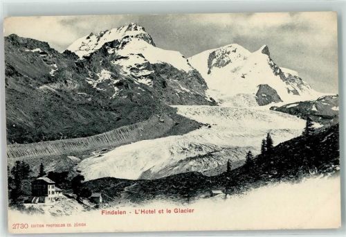 Findelen VS - Hotel und Gletscher