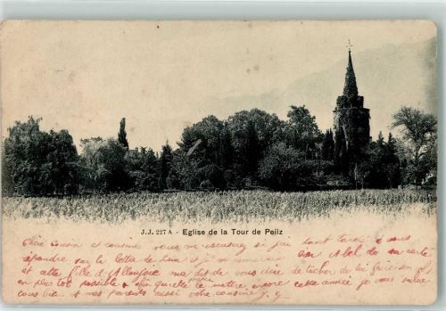 1814 La Tour-de-Peilz 1903 - Eglise