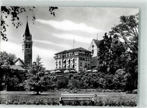 8590 Romanshorn Foto AK Kirche Hotel