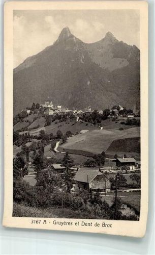 1663 Gruyères - Dent de Broc