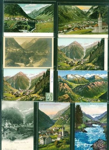 6487 Göschenen Kleinposten bis 20 Lot mit 11 AK, ca. 1905-1907; teils leichte Gebrauchsspuren, teils gelaufen