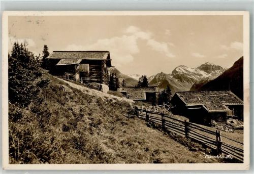 Clavadel 1929 Foto AK Clavadeler-Alp