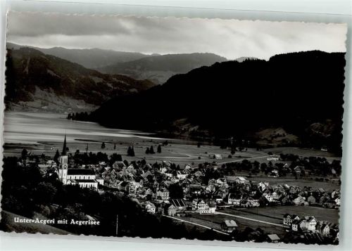 6314 Unterägeri Foto AK Aegerisee