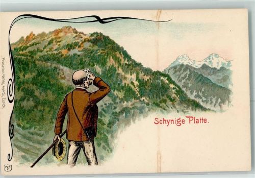 Schynige Platte Karte beschädigt