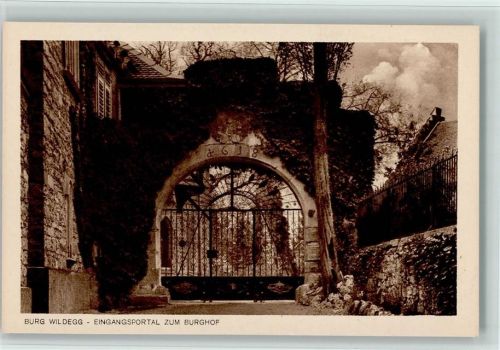 5103 Wildegg - Burg Wildegg Eingangsportal zum Burghof