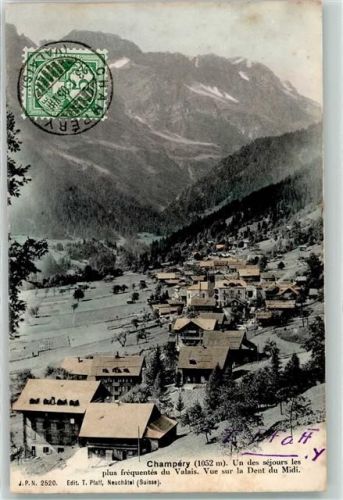 1874 Champéry 1905 - Dent du Midi