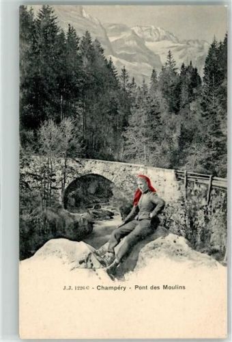 1874 Champéry - Pont de Moulins