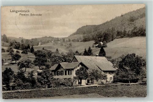 4438 Langenbruck 1907 - Pension Schneider