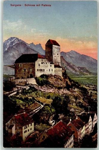 7320 Sargans - Schloss Falknis