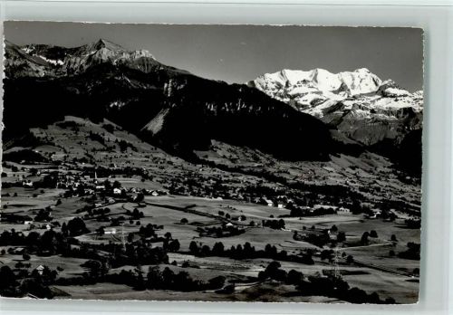 3703 Aeschi b. Spiez - ob Spiez Dreispitz und Blümlisalp