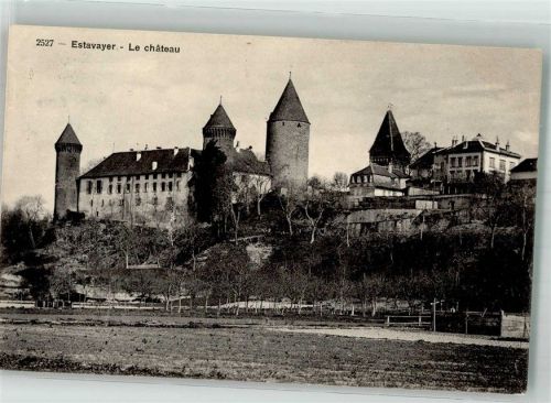 1470 Estavayer-le-Lac 1912 Foto AK Schloss