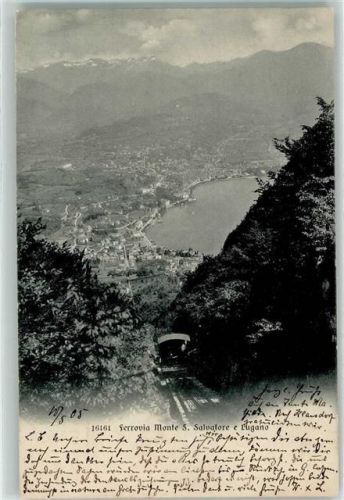 6900 Paradiso 1905 - Funicolare del Monte San Salvatore